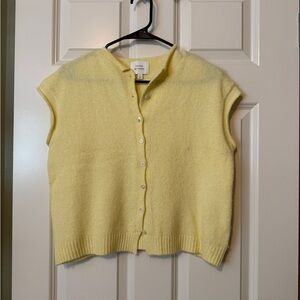 Things Between Light Yellow Cardigan